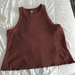 Tank top maroon old navy